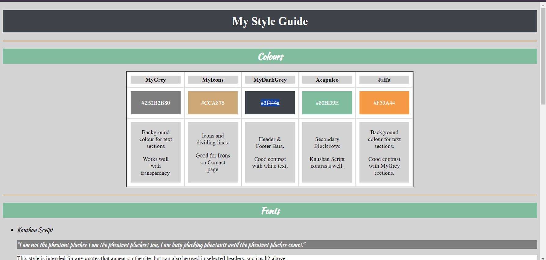 style guide pic